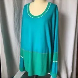 St. John Lightweight Long Sleeve Sweater XL